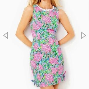 Lilly Pulitzer Mila Stretch Shift Dress Frenchie Blue Turley in Love